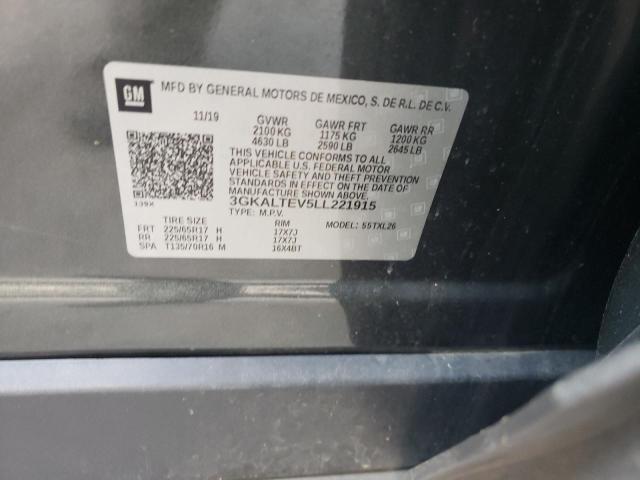 Photo 10 from auction – 2020 GMC TERRAIN SL with VIN 3GKALTEV5LL221915