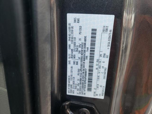 Photo 10 from auction – 2018 FORD F150 SUPER with VIN 1FTEX1EP0JFA84977