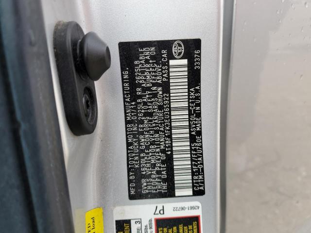 Photo 10 from auction – 2014 TOYOTA CAMRY L with VIN 4T1BF1FK3EU365922