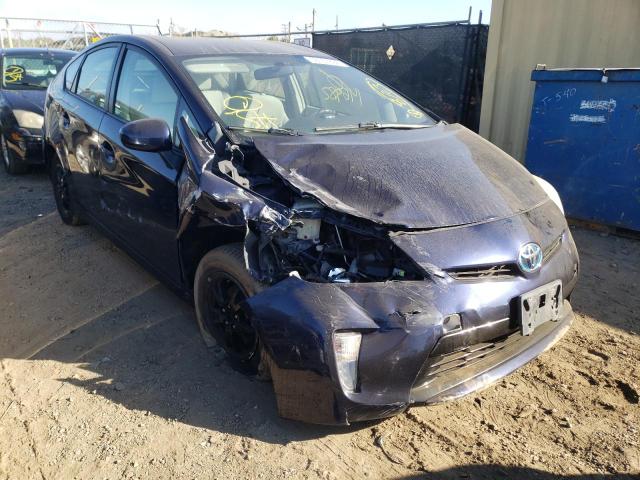 TOYOTA PRIUS 2012 with VIN JTDKN3DU0C0333649 - Photo from auction