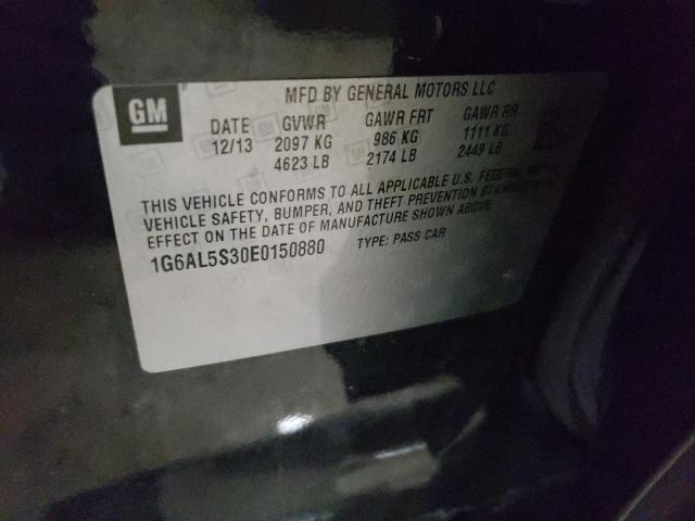Photo 10 from auction – 2014 CADILLAC ATS PREMIU with VIN 1G6AL5S30E0150880