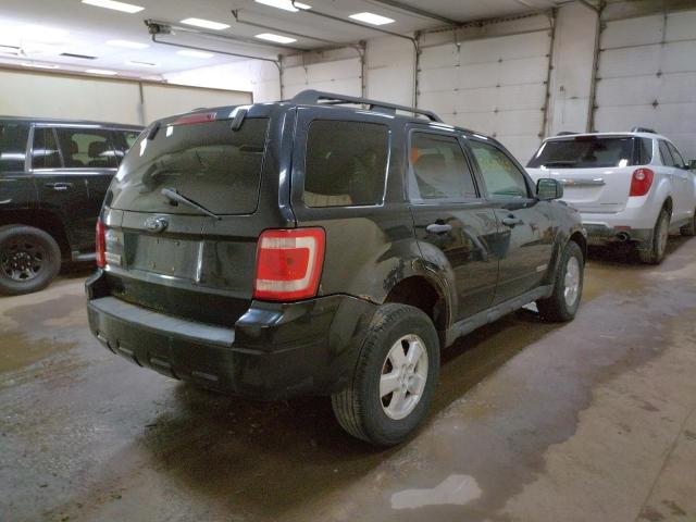 Photo 4 from auction – 2008 FORD ESCAPE XLT with VIN 1FMCU03ZX8KE30853