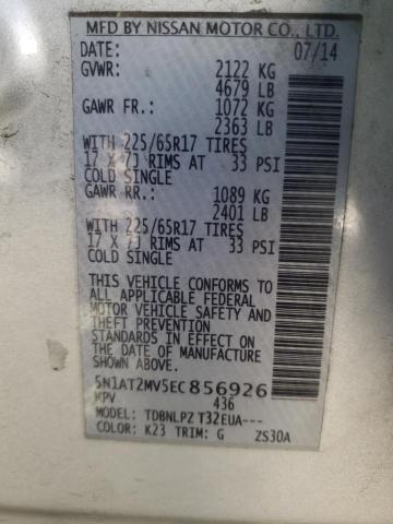 Photo 10 from auction – 2014 NISSAN ROGUE S with VIN 5N1AT2MV5EC856926