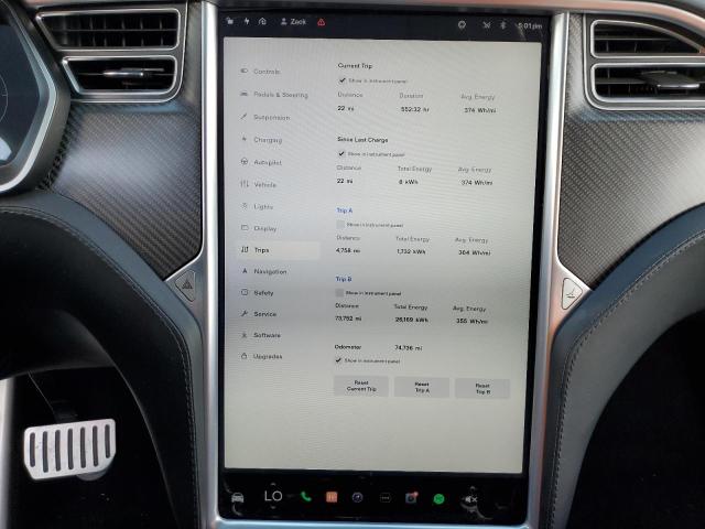 Photo 8 from auction – 2017 TESLA MODEL X with VIN 5YJXCDE23HF065493