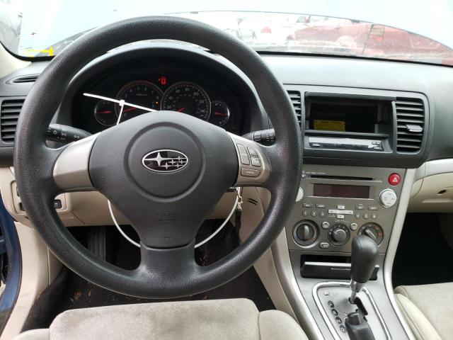 Photo 9 from auction – 2009 SUBARU LEGACY 2.5 with VIN 4S3BL616897235532