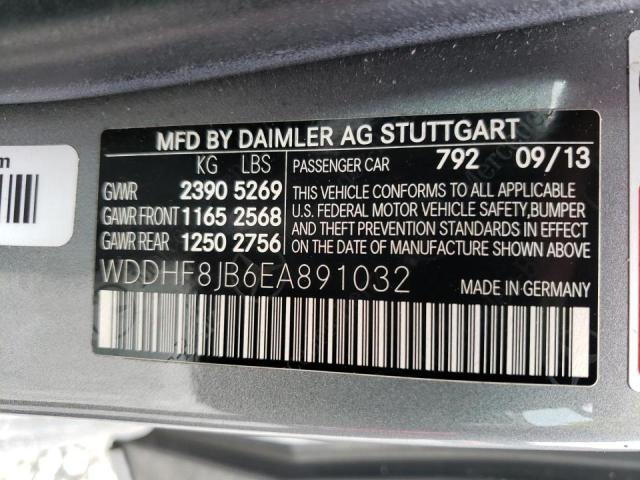 Photo 10 from auction – 2014 MERCEDES-BENZ E 350 4MAT with VIN WDDHF8JB6EA891032