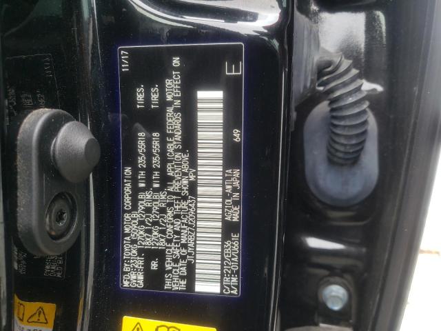 Photo 10 from auction – 2018 LEXUS NX 300 BAS with VIN JTJYARBZ7J2096437