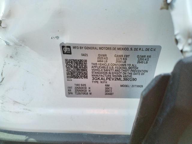 Photo 10 from auction – 2021 GMC TERRAIN SL with VIN 3GKALPEV2ML380190