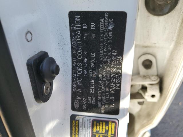 Photo 10 from auction – 2008 KIA RONDO with VIN KNAFG526587138542