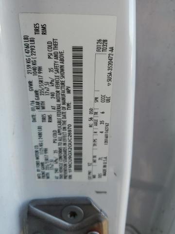 Photo 10 from auction – 2016 FORD ESCAPE SE with VIN 1FMCU9GX2GUC26970