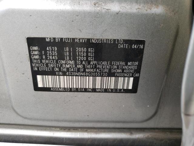 Photo 10 from auction – 2016 SUBARU LEGACY 2.5 with VIN 4S3BNBN68G3055730