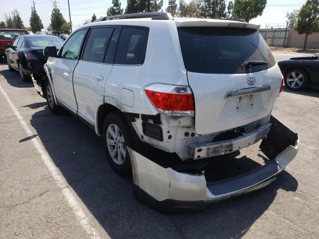 Photo 3 from auction – 2012 TOYOTA HIGHLANDER with VIN 5TDZK3EH5CS072640