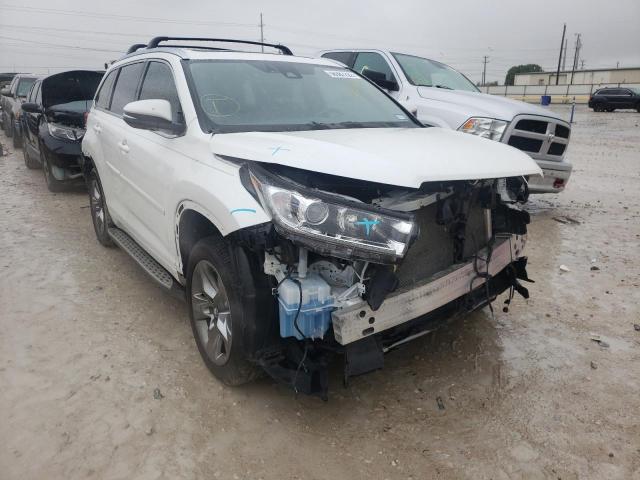 TOYOTA HIGHLANDER 2019 with VIN 5TDDZRFH9KS956263 - Photo from auction