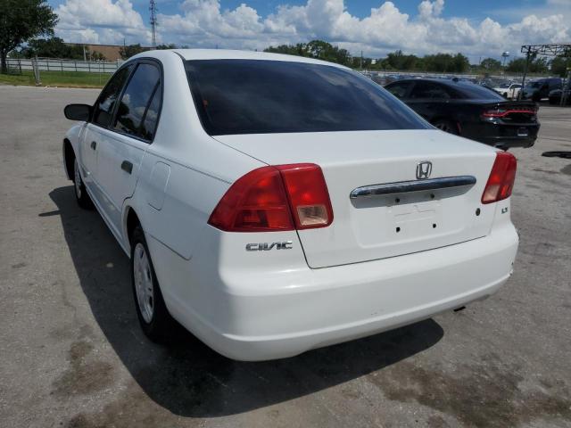 Photo 3 from auction – 2001 HONDA CIVIC LX with VIN 2HGES16571H535429