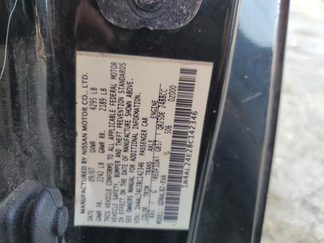 Photo 10 from auction – 2008 NISSAN ALTIMA 2.5 with VIN 1N4AL24E28C142346