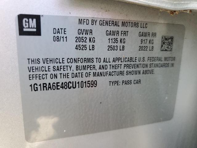 Photo 10 from auction – 2012 CHEVROLET VOLT with VIN 1G1RA6E48CU101599