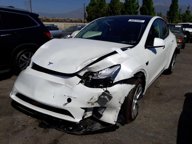 Photo 2 from auction – 2021 TESLA MODEL Y with VIN 5YJYGDEE7MF082276