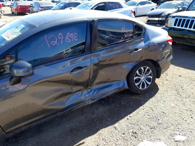 Photo 9 from auction – 2013 HONDA CIVIC LX with VIN 19XFB2F57DE099089