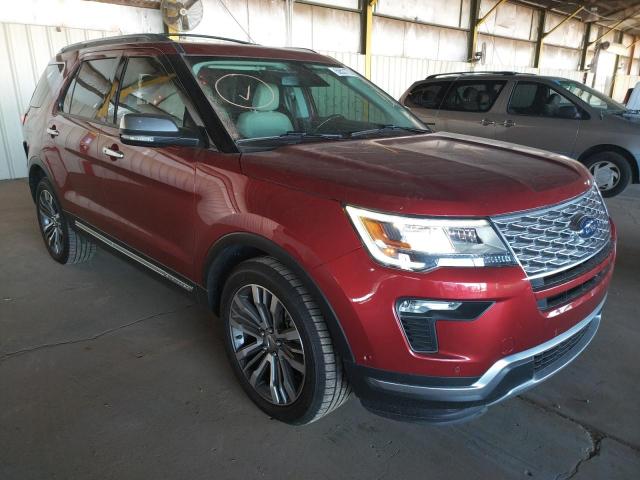 FORD EXPLORER P 2018 with VIN 1FM5K8HT2JGC49160 - Photo from auction