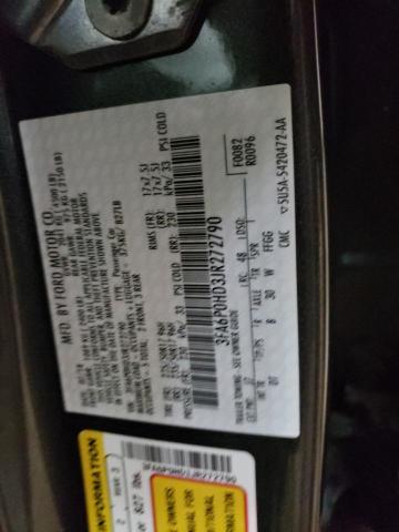 Photo 10 from auction – 2018 FORD FUSION SE with VIN 3FA6P0HD3JR272790