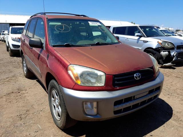 TOYOTA RAV4 2003 with VIN JTEGH20V630098739 - Photo from auction
