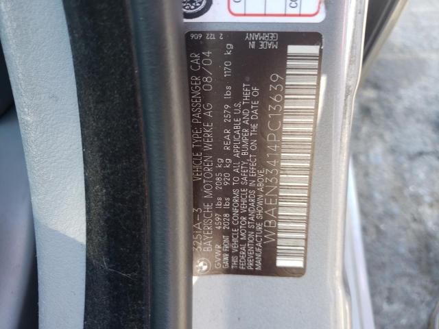 Photo 10 from auction – 2004 BMW 325 IT with VIN WBAEN33414PC13639