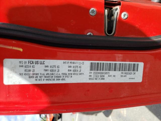 Photo 10 from auction – 2016 DODGE CHARGER SX with VIN 2C3CDXHG3GH160573