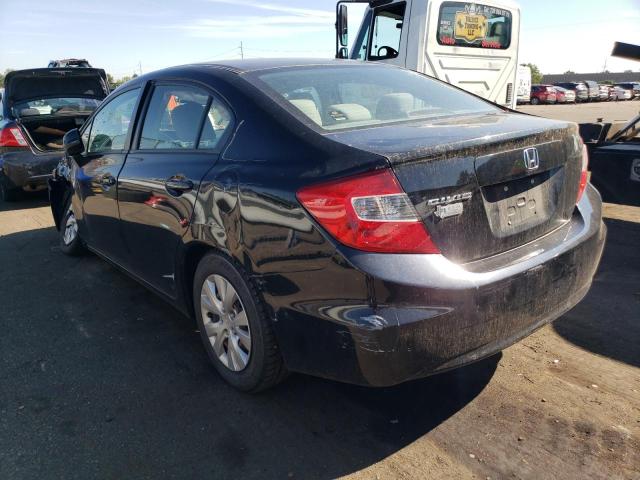 Photo 3 from auction – 2012 HONDA CIVIC LX with VIN 2HGFB2F59CH307543