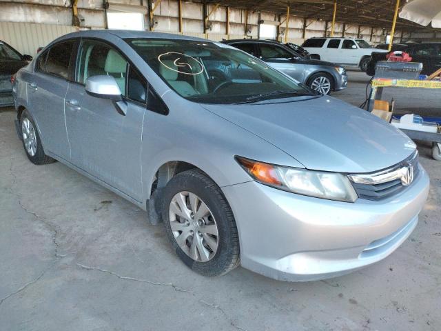 HONDA CIVIC LX 2012 with VIN 2HGFB2F56CH588989 - Photo from auction