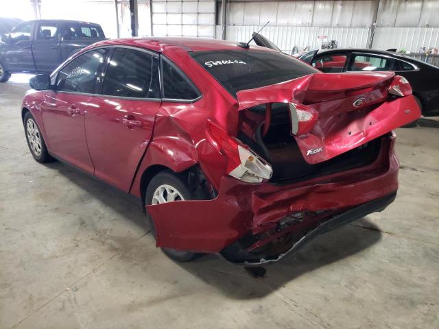 Photo 3 from auction – 2012 FORD FOCUS SE with VIN 1FAHP3F26CL284624