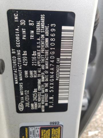 Photo 10 from auction – 2013 KIA OPTIMA EX with VIN 5XXGN4A74DG108693