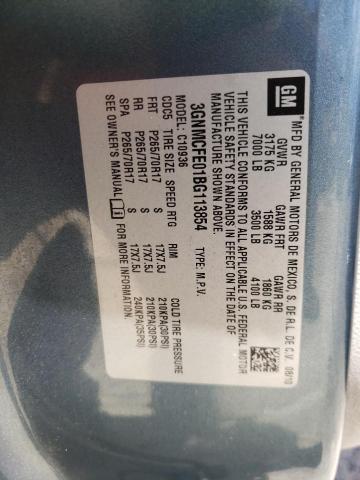 Photo 10 from auction – 2011 CHEVROLET AVALANCHE with VIN 3GNMCFE01BG113854
