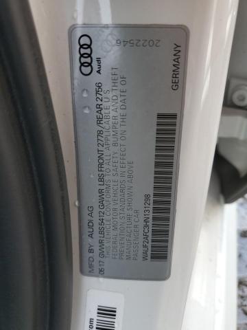 Photo 10 from auction – 2017 AUDI A6 PREMIUM with VIN WAUF2AFC3HN131298