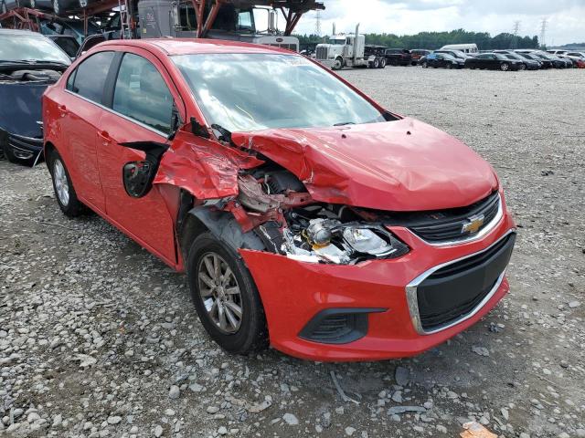 CHEVROLET SONIC LT 2017 with VIN 1G1JD5SH9H4125407 - Photo from auction