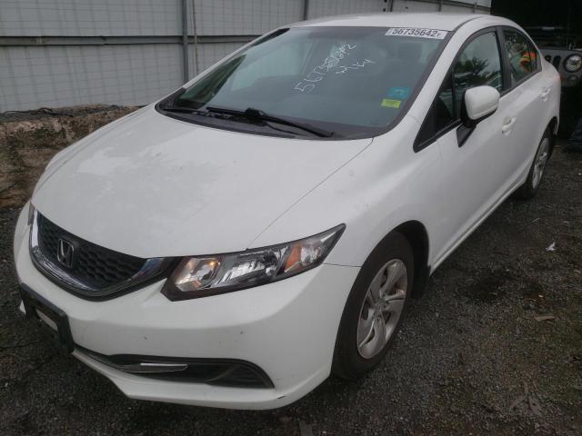 Photo 2 from auction – 2015 HONDA CIVIC LX with VIN 19XFB2F54FE077182