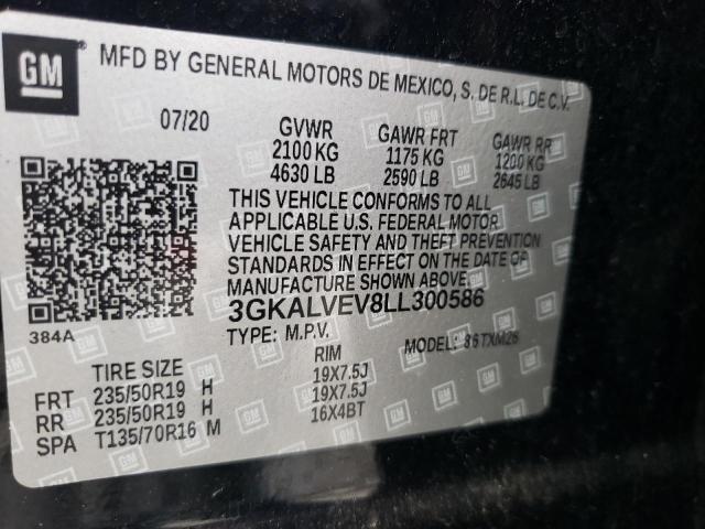 Photo 10 from auction – 2020 GMC TERRAIN SL with VIN 3GKALVEV8LL300586