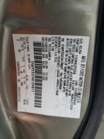 Photo 10 from auction – 2004 FORD TAURUS SES with VIN 1FAFP55S74G159811