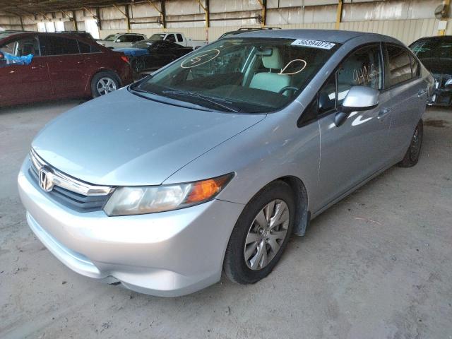 Photo 2 from auction – 2012 HONDA CIVIC LX with VIN 2HGFB2F56CH588989