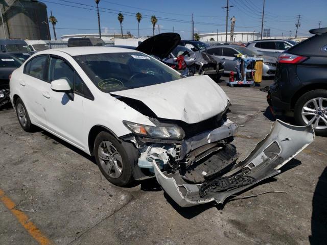 HONDA CIVIC LX 2013 with VIN 19XFB2F56DE273542 - Photo from auction