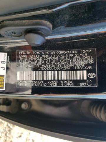 Photo 10 from auction – 2013 TOYOTA PRIUS with VIN JTDKN3DU4D5575204