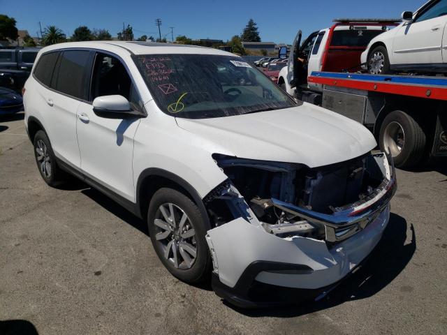 HONDA PILOT EXL 2021 with VIN 5FNYF5H54MB027501 - Photo from auction