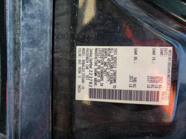 Photo 10 from auction – 2017 NISSAN ALTIMA 2.5 with VIN 1N4AL3AP6HC223782