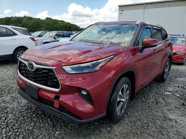 Photo 2 from auction – 2022 TOYOTA HIGHLANDER with VIN 5TDHZRBH1NS171666