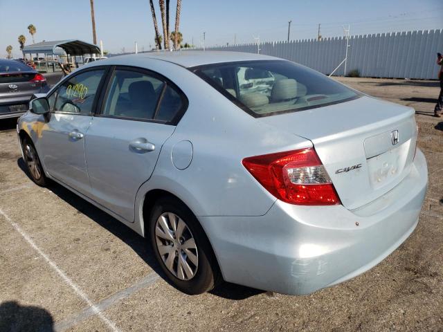 Photo 3 from auction – 2012 HONDA CIVIC LX with VIN 19XFB2F52CE375869