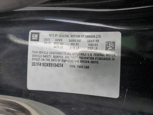 Photo 10 from auction – 2014 CHEVROLET CAMARO LS with VIN 2G1FA1E3XE9134374