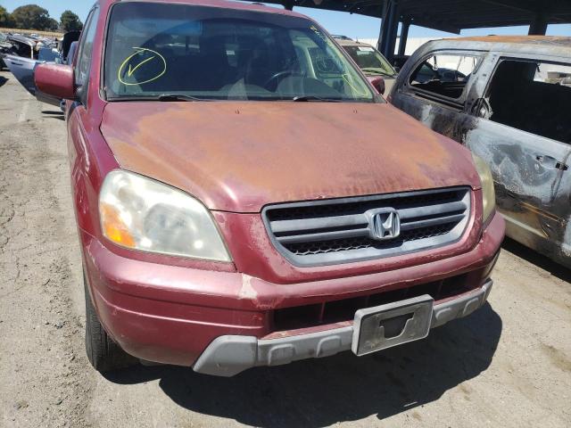 Photo 9 from auction – 2003 HONDA PILOT EX with VIN 2HKYF18493H542901
