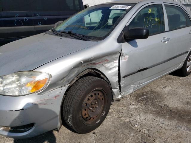 Photo 9 from auction – 2008 TOYOTA COROLLA CE with VIN 1NXBR32E28Z952281