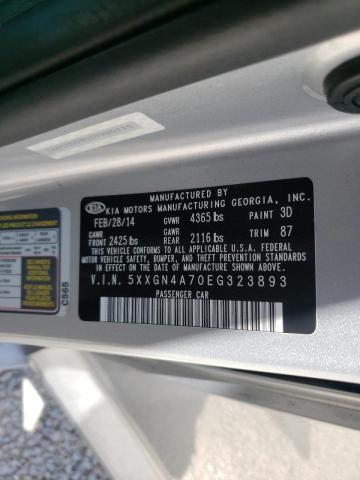 Photo 10 from auction – 2014 KIA OPTIMA EX with VIN 5XXGN4A70EG323893