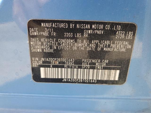 Photo 10 from auction – 2011 NISSAN LEAF SV with VIN JN1AZ0CP2BT001643