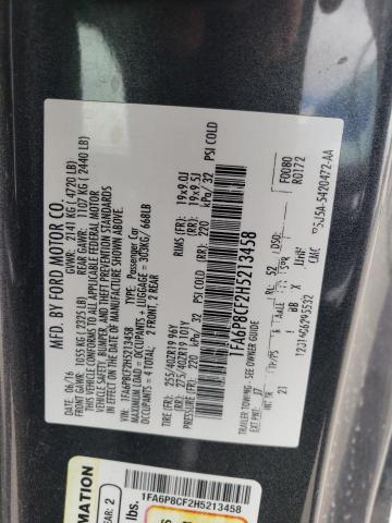 Photo 10 from auction – 2017 FORD MUSTANG GT with VIN 1FA6P8CF2H5213458
